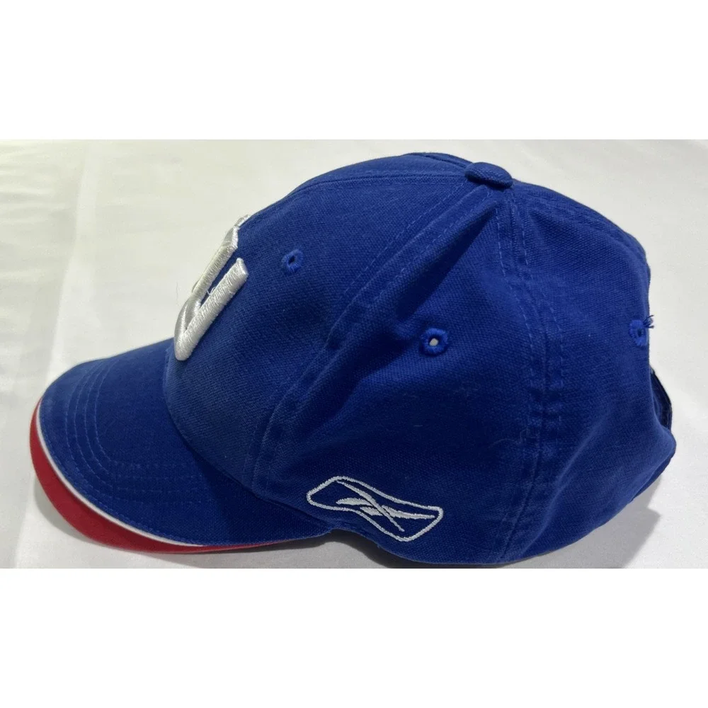 New York Giants Hat Cap One Size Strapback Blue NFL Proline Reebok Hook & Loop